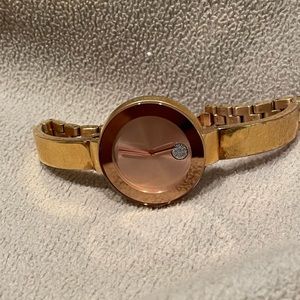 Women’s Movado rose gold watch